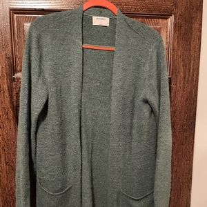 Old Navy Blue-Green Open Front Cardigan